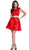 Bejeweled Jewel Neck Dress