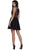 Nox Anabel - 6239 Floral Illusion Bateau Neck Dress