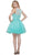 Sleeveless Ruffled Lace Hemmed Cocktail Dress