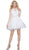 Sleeveless Ruffled Lace Hemmed Cocktail Dress