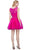 Sleeveless Ruffled Lace Hemmed Cocktail Dress