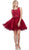 Nox Anabel - 6323 Sleeveless Ruffled Lace Hemmed Cocktail Dress