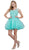 Sleeveless Ruffled Lace Hemmed Cocktail Dress