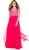 Illusion Jewel Neck A-line Dress