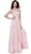 Nox Anabel - 8139 Illusion Jewel Neck A-line Dress