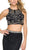 Embellished Halter Crop-Top Two Piece Evening Gown