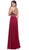 Sleeveless Beaded Halter Neck Long A-line Dress