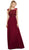 Nox Anabel - 8314 Elegant Lace Bodice Scoop Back Chiffon A-Line Evening Gown