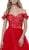 Lace Off-Shoulder Ballgown