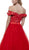 Lace Off-Shoulder Ballgown