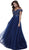 Lace Off-Shoulder Ballgown