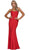 Strapless Sweetheart Ruffled Sheath Dress
