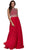 Nox Anabel - G095 Two Piece Beaded Halter Chiffon A-line Dress