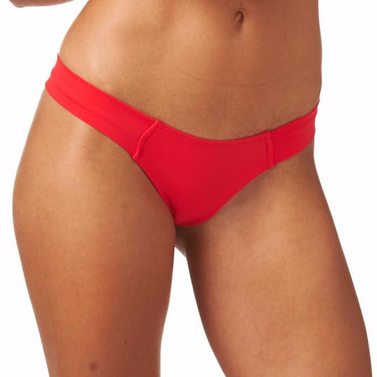 Red Uno Bikini Bottom