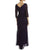 Adrianna Papell - 81859402 Ruched Mesh Overlay Dress in Black