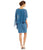 Adrianna Papell - Square Neckline Jersey Dress 11222320 in Blue