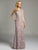 Lara Dresses - Beautiful Dusty Purple Lace Gown with Embellishments 33241 , Purple