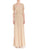 Aidan Mattox - Embellished V-Neck Dress 54468630 in Brown