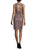 Aidan Mattox - Jewel Neck Beaded Short Dress 54468860 in Pink