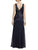 Aidan Mattox - V Neck Long Dress 54474240 in Black