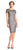 Adrianna Papell - Sequined Mesh Dress 41900220 in Silver and Gray