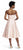 Adrianna Papell - 41911800 Strapless Floral Jacquard Dress in Pink