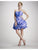 Colors Dress - 0437 Draped Semi-sweetheart A-line Dress in Purple