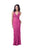 Adrianna Papell - 43827800 Sequin Halter Sheath Dress in Purple