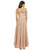 Decode 1.8 - 182825 Sheer Long Sleeve Layered Chiffon Dress in Neutral