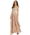 Decode 1.8 - 182825 Sheer Long Sleeve Layered Chiffon Dress in Neutral