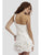 Colors Dress - 0440 Ruched Straight Across Sheath Dress in White