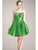 Colors Dress - 0461 Jeweled Semi-Sweetheart A-line Dress In Green