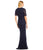 Decode 1.8 - Lace Queen Anne Neck Dress 183465 in Blue