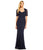 Decode 1.8 - Lace Queen Anne Neck Dress 183465 in Blue