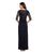 Alex Evenings - 2121457 Sequined Lace Bateau Evening Dress in Blue