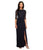 Alex Evenings - 2121457 Sequined Lace Bateau Evening Dress in Blue