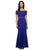 Alex Evenings - Off-Shoulder Mermaid Gown 160047 in Blue
