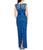 Adrianna Papell - AP1E200781 Cap Sleeve Embroidered Gown in Blue