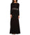 Alex Evenings - Rhinestone Embellished Jersey Long Dress 1351307 in Black