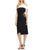 Alex Evenings - 134149 Embellished Off Shoulder Column Dress in Black and White