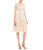 Sangria - SABZ1ACT Lace Bateau A-line Dress in Neutral