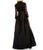 Adrianna Papell - AP1E201647 High Neck Lace Taffeta Dress in Black