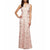 Alex Evenings - 1121767 Embroidered Sleeveless Keyhole Gown in Pink