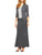 Alex Evenings - 112973 Two-Piece Lace Dress with Open Jacket in Black and White
