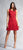 Aidan Mattox - 54473380 Embroidered Mesh Short Dress  in Red