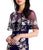 Aidan Mattox - MD1E203033 Embroidered Illusion Jewel Sheath Dress In Purple