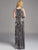 Lara Dresses - Sparkling Bateau Neck Long Sheath Gown 33025 In Silver