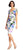 Adrianna Papell - Floral V Neck Cocktail Dress 081928180 in Purple and Multi-Color
