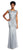 Adrianna Papell - Beaded Cap Sleeveless Long Dress 91904920 in Gray