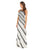 Adrianna Papell - Halter Long Dress 91918240 in White and Black